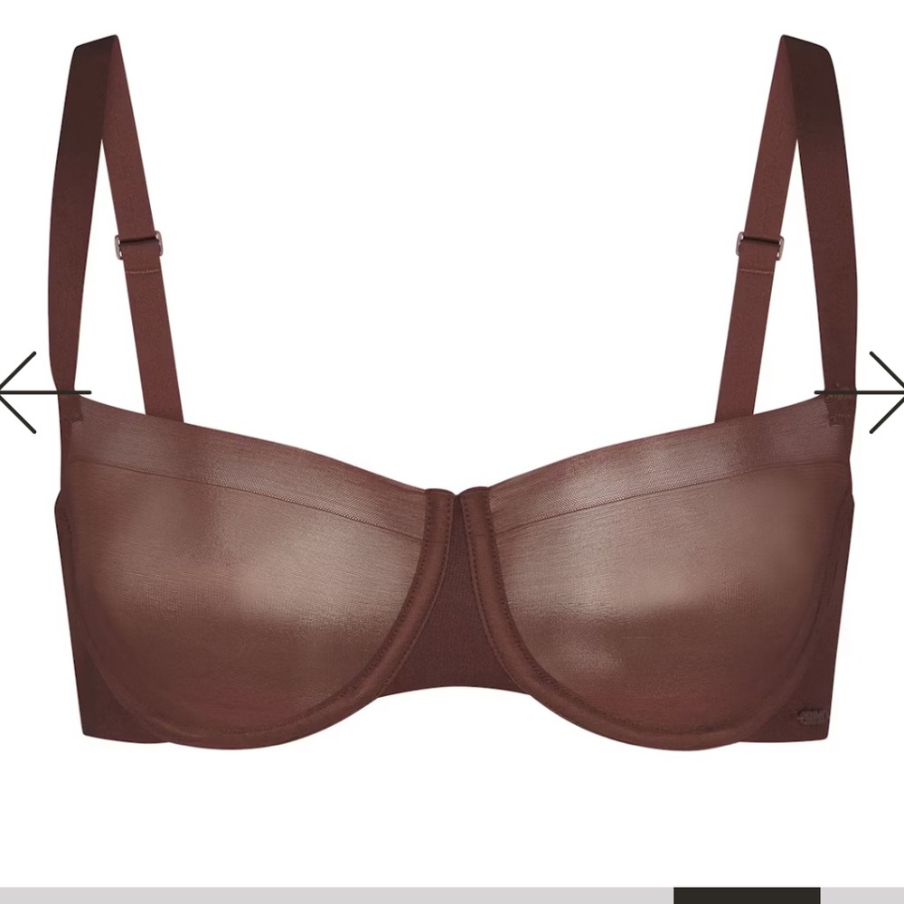 Elegant Brown Women's Bra